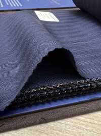 55CN5551 Canonico Perennial Super110's Navy Shadow Stripe[Textile] CANONIQUE Sous-photo