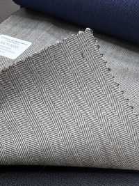 55CN5553 Papier à Chevrons Gris Clair CANONICO PERENNIAL SUPER110[Textile] CANONIQUE Sous-photo