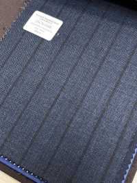 55CN5568 CANONICO TRADITIONAL WORSTED 21μ Rayures Bleu Marine[Textile] CANONIQUE Sous-photo