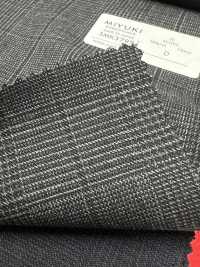 3MK3795 25AW ACTIVA Glen Check Anthracite Gris Ciel[Textile] Filatures De Laine Miyuki Sous-photo