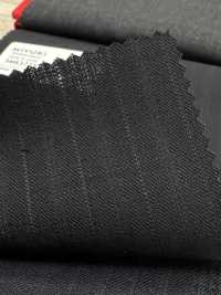 3MK3725 25AW ACTIVA Alternate Stripe Bleu Marine Foncé[Textile] Filatures De Laine Miyuki Sous-photo