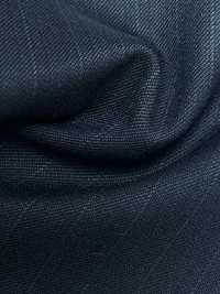 4MG3840 25AW MARUNOUCHI Rayures Alternées Bleu Marine Foncé[Textile] Filatures De Laine Miyuki Sous-photo