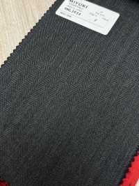 4ML3934 25AW THE CITY Chevrons Anthracite Gris Ciel[Textile] Filatures De Laine Miyuki Sous-photo