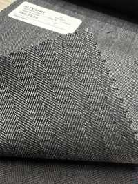 4ML3934 25AW THE CITY Chevrons Anthracite Gris Ciel[Textile] Filatures De Laine Miyuki Sous-photo