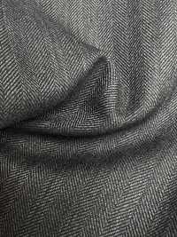 4ML3934 25AW THE CITY Chevrons Anthracite Gris Ciel[Textile] Filatures De Laine Miyuki Sous-photo