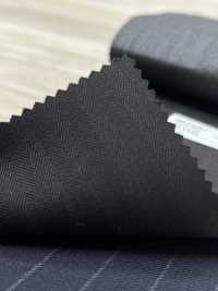 4ML3945 25AW THE CITY Chevrons Anthracite Marron Foncé[Textile] Filatures De Laine Miyuki Sous-photo