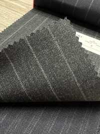 4ML3960 25AW THE CITY Stripe Anthracite Gris Ciel[Textile] Filatures De Laine Miyuki Sous-photo
