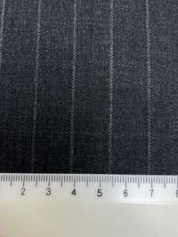4ML3960 25AW THE CITY Stripe Anthracite Gris Ciel[Textile] Filatures De Laine Miyuki Sous-photo