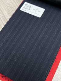 4ML3971 25AW THE CITY Rayures Alternées Bleu Marine[Textile] Filatures De Laine Miyuki Sous-photo