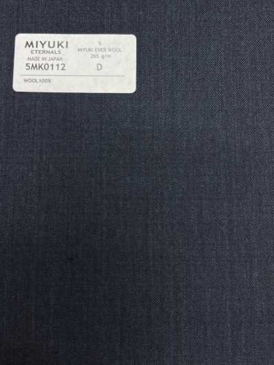 5MK0112 MIYUKI EVER WOOL (Miyuki Ever Wool) bleu uni
