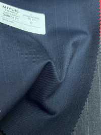 5MK0171 MIYUKI EVER WOOL Rayé Marine[Textile] Filatures De Laine Miyuki Sous-photo