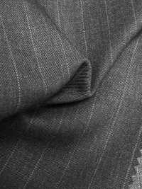 5MK0182 MIYUKI EVER WOOL Rayé Anthracite Ciel Gris[Textile] Filatures De Laine Miyuki Sous-photo