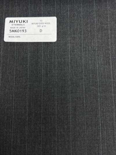 5MK0193 MIYUKI EVER WOOL (Miyuki Ever Wool) Rayé gris