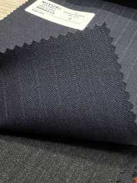 5MK0215 MIYUKI EVER WOOL Rayures Ombre Bleu Marine[Textile] Filatures De Laine Miyuki Sous-photo
