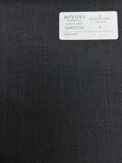 5MK0226 MIYUKI EVER WOOL rayure ombre gris anthracite