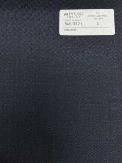 5ML0321 MIYUKI EVER WOOL (Miyuki Ever Wool) bleu marine uni