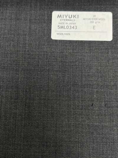 5ML0343 MIYUKI EVER WOOL (Miyuki Ever Wool) Gris uni