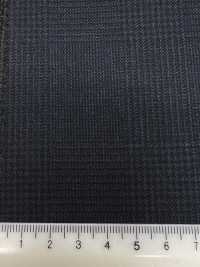 5ML0365 MIYUKI EVER WOOL Glen Check Bleu Marine[Textile] Filatures De Laine Miyuki Sous-photo