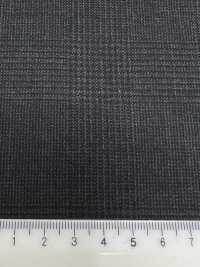 5ML0376 MIYUKI EVER WOOL Glen Check Anthracite Gris Ciel[Textile] Filatures De Laine Miyuki Sous-photo
