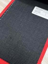 5ML0402 MIYUKI EVER WOOL (Miyuki Everwool) Pied-de-poule Anthracite Gris Ciel[Textile] Filatures De Laine Miyuki Sous-photo