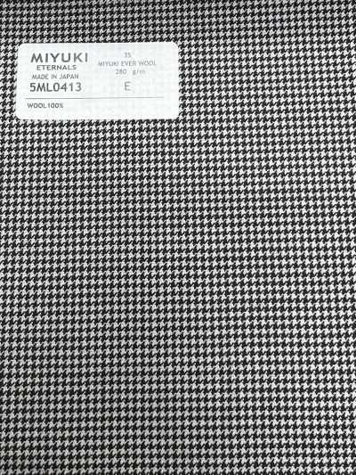 5ML0413 MIYUKI EVER WOOL (Miyuki Ever Wool) gris pied-de-poule