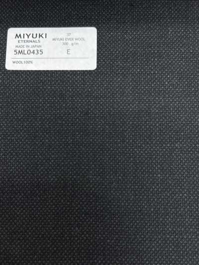 5ML0435 MIYUKI EVER WOOL œil-de-perdrix gris charbon