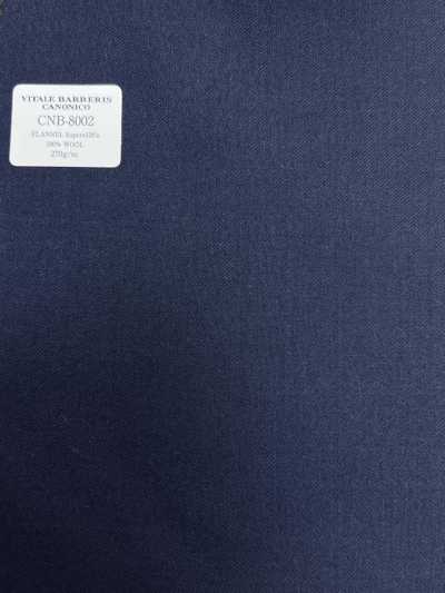 CANONICO Flanelle standard Super 120's bleu marine uni