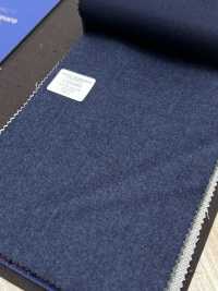 CNB8003 CANONICO Flanelle Standard Super 120's Bleu Sans Motif[Textile] CANONIQUE Sous-photo