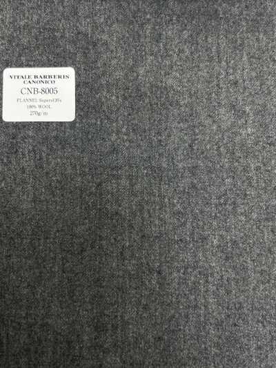 CANONICO Flanelle standard Super 120's gris moyen uni