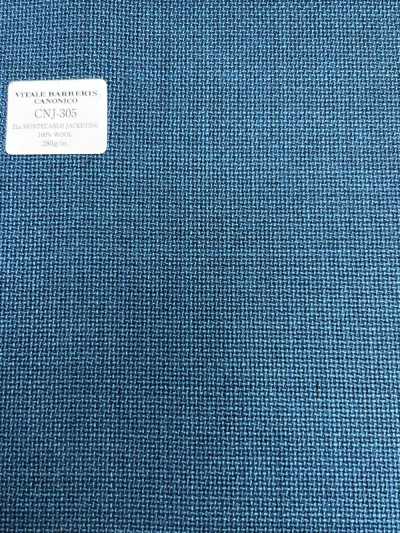 CNJ305 CANONICO Classic 21μ MONTECARLO tissu de veston hopsack uni vert émeraude