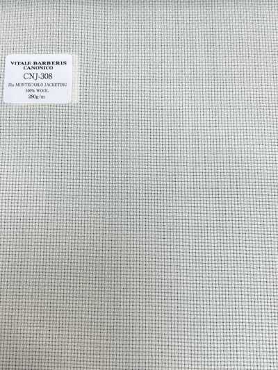 CNJ308 CANONICO Standard 21μ MONTECARLO pour vestes Hopsack ivoire uni