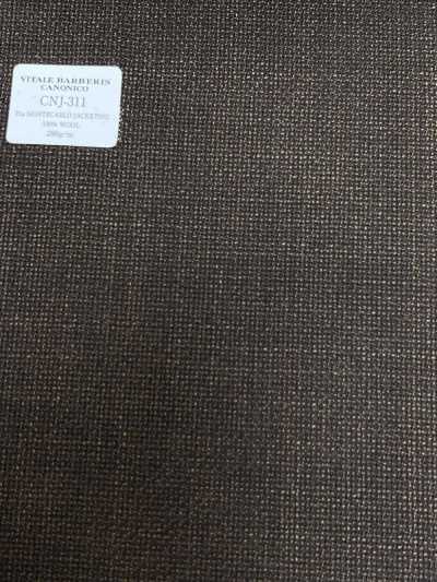 CNJ311 CANONICO (Canonico) Standard 21μ MONTECARLO tissu pour vestes Hopsack marron uni