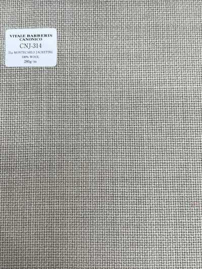 CNJ314 CANONICO (Canonico) Standard 21μ MONTECARLO pour vestes Hopsack beige clair uni
