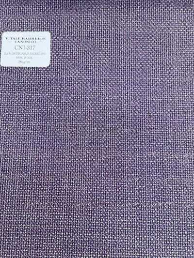 CNJ317 CANONICO (Canonico) Standard 21μ MONTECARLO tissu pour vestes Hopsack uni lavande
