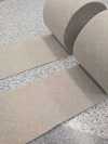 3670ES-S Entoilage De Col En Pur Lin, Finition Résine, Ruban Souple élastique Beige