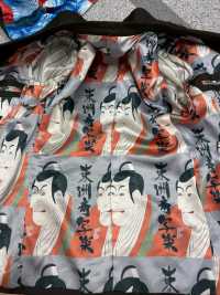 TPS2002 Doublure Imprimée Toshusai Sharaku, Motif Répété[Garniture] Sous-photo