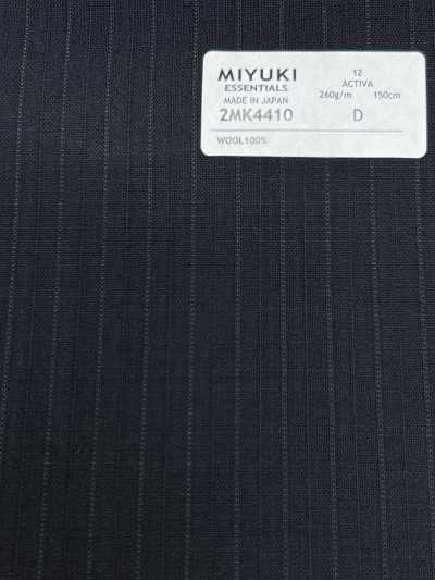 2MK4410 26SS MIYUKI Tissu ESSENTIALS ACTIVA Rayure marine