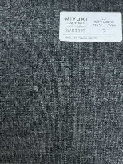 2MK3593 26SS Miyuki Fabric MIYUKI ESSENTIALS ACTIVA ACTIVA COOLTEC gris moyen uni