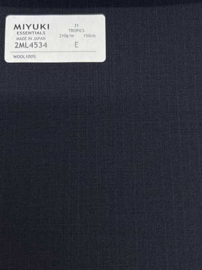 2ML4534 26SS MIYUKI Essentiels tissu TROPICS Rayure marine