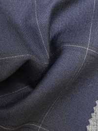 2ML4571 26SS Miyuki Textile MIYUKI Essentials TROPICS à Carreaux Marine Filatures De Laine Miyuki Sous-photo