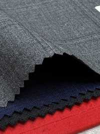 2ML4582 26SS Miyuki Textile MIYUKI Essentials TROPICS Carreaux Gris Moyen Filatures De Laine Miyuki Sous-photo