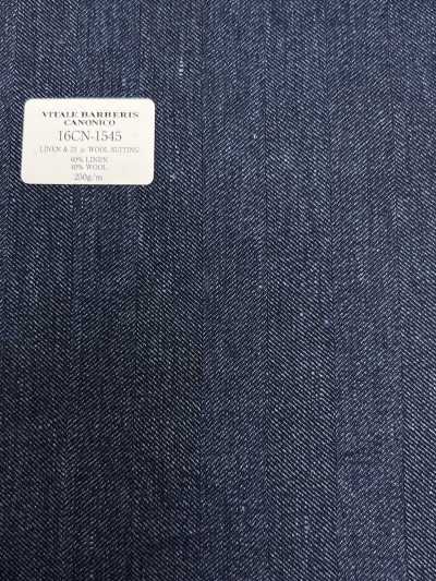 16CN1545 26SS VBC Vitale Barberis Canonico tissu de costume en lin et laine 21 μ