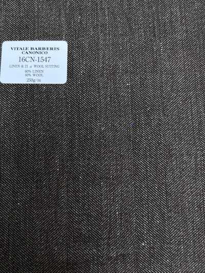 16CN1547 26SS VBC Vitale Barberis Canonico tissu tailleur en lin et laine 21 μ