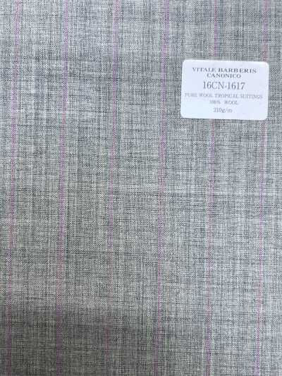 16CN1617 26SS VBC Vitale Barberis Canonico Tissus de costume tropical en pure laine