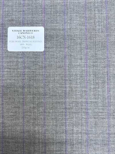 16CN1618 26SS VBC Vitale Barberis Canonico Tissus tailleur tropical en pure laine