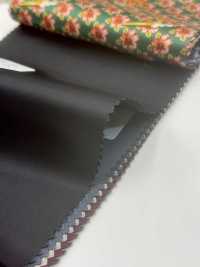 URJ-101 Doublure Imprimée 100% Cupro, Fabriquée En Italie, Noire Unie.[Garniture] SDC Sous-photo