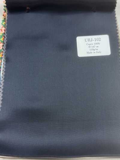 URJ-102 Fabriqué en Italie Doublure imprimée en cupro 100 %, uni, gris foncé