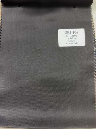 URJ-104 Fabriqué en Italie, doublure imprimée 100 % cupro, uni, gris