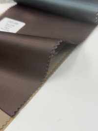 URJ-109 Doublure Imprimée 100% Cupro, Fabriquée En Italie, Marron Uni.[Garniture] SDC Sous-photo