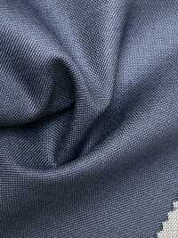 M02054-2 Ligne Exclusive KUNISHIMA1850 【Laine Extrafine 140’s】 Bleu Peau De Requin[Textile] Kunishima Co., Ltd. Sous-photo